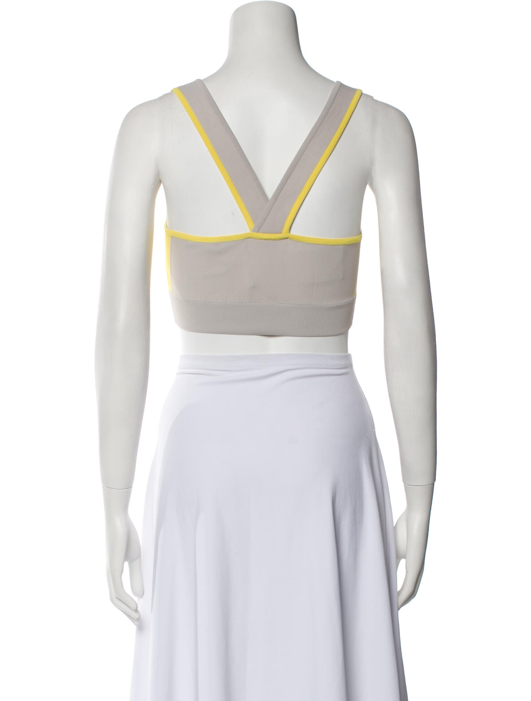 Hermès Square Neckline Sleeveless Crop Top